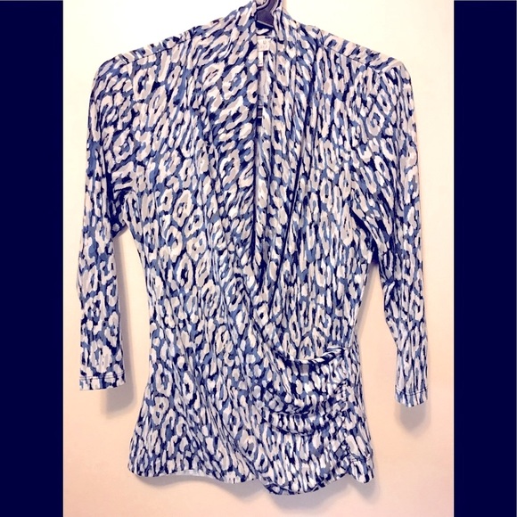Leopard print wrap top - Picture 3 of 7